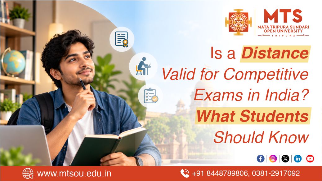 distance degree for competitive exams