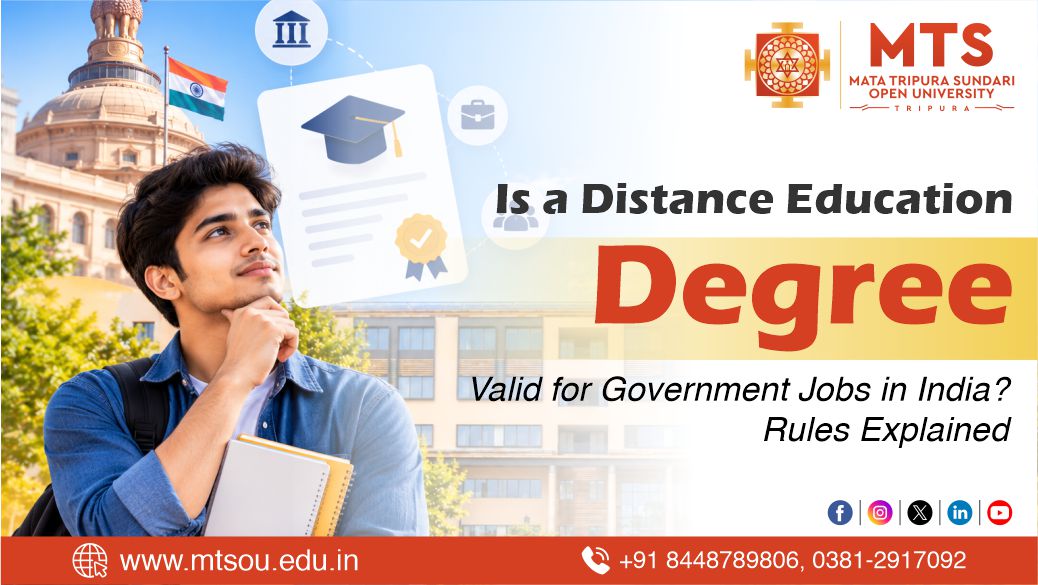 Distance education degree valid for government jobs